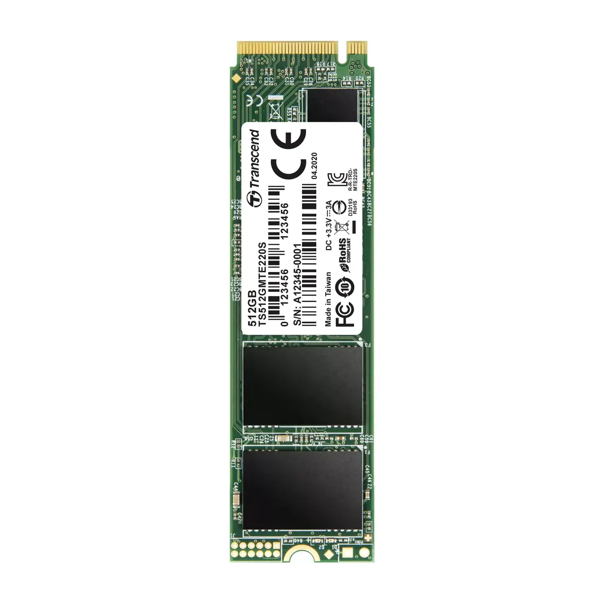 SSD Transcend 512GB TS512GMTE220S Photo 2