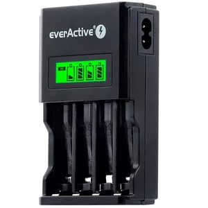 Battery charger everActive NC450B — 4‑cell AAA charger, 110/230V AC, black