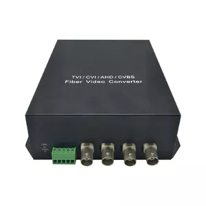 AV transmitter LevelOne 4-Channel BNC over Fiber Optic Extender Kit 20km