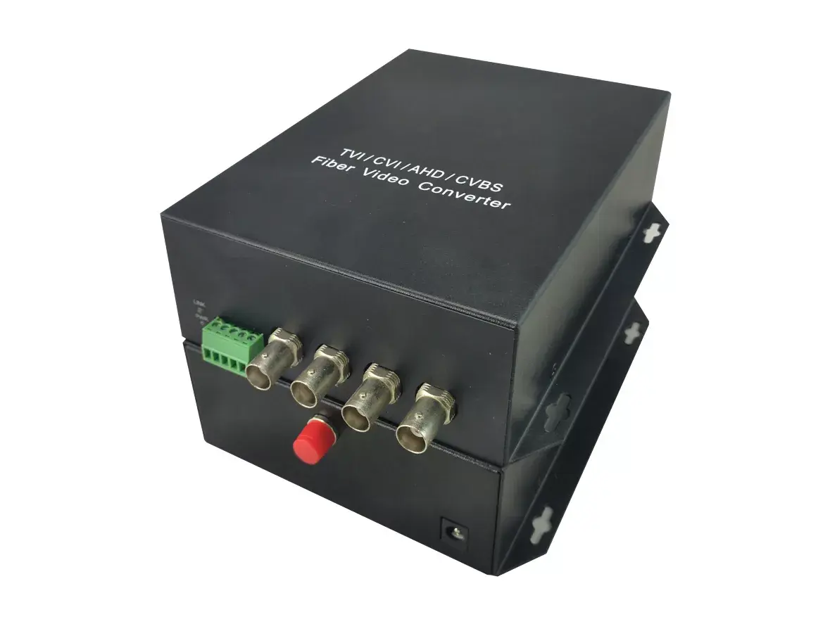 AV transmitter LevelOne 4-Channel BNC over Fiber Optic Extender Kit Photo 3