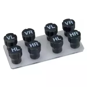 Valve Cap Tire Marker Set IWH 390068 — 8-piece valve caps for tire marking