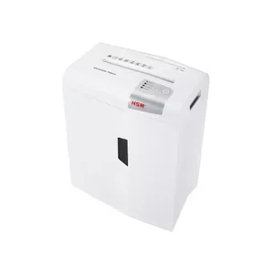 Paper shredder HSM X6pro particle-cut 22 cm, P-5, 6-sheet capacity, 20 L bin, Silver/White