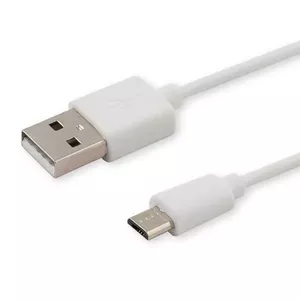USB cable SAVIO CL-124 USB 2.0, USB A to Micro-USB B, 2 m, white