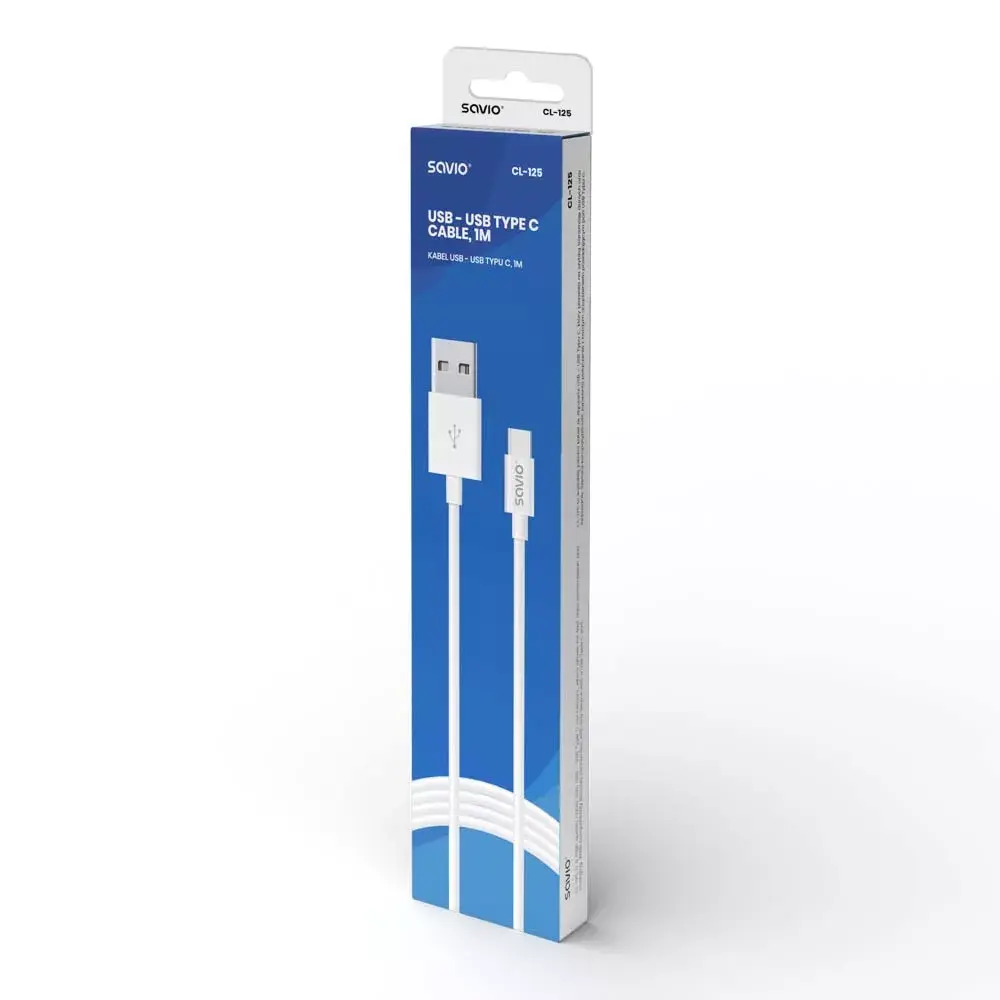 SAVIO CL-125 кабель USB A–C 1 м Photo 3