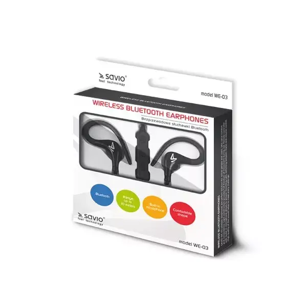 SAVIO WE-03 bezvadu binaurāla in-ear austiņa Photo 4