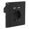 Розетка типа F Lanberg AC-WS01-USB2-F-B Photo 3