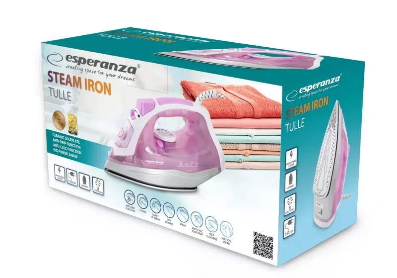 Сухой и паровой утюг ESPERANZA EHI004 Photo 9