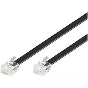 Telephone Cable Microconnect MPK106B RJ12 RJ12 6 m Black