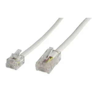 Network Cable MicroConnect MPK456 RJ-45 RJ-11 6m White
