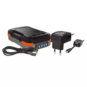 Bezvada instrumenta akumulators/lādētājs Black & Decker BDCB12B‑XJ, Li‑Ion 12 V 1,5 Ah, 2,4 A, 1 gab.