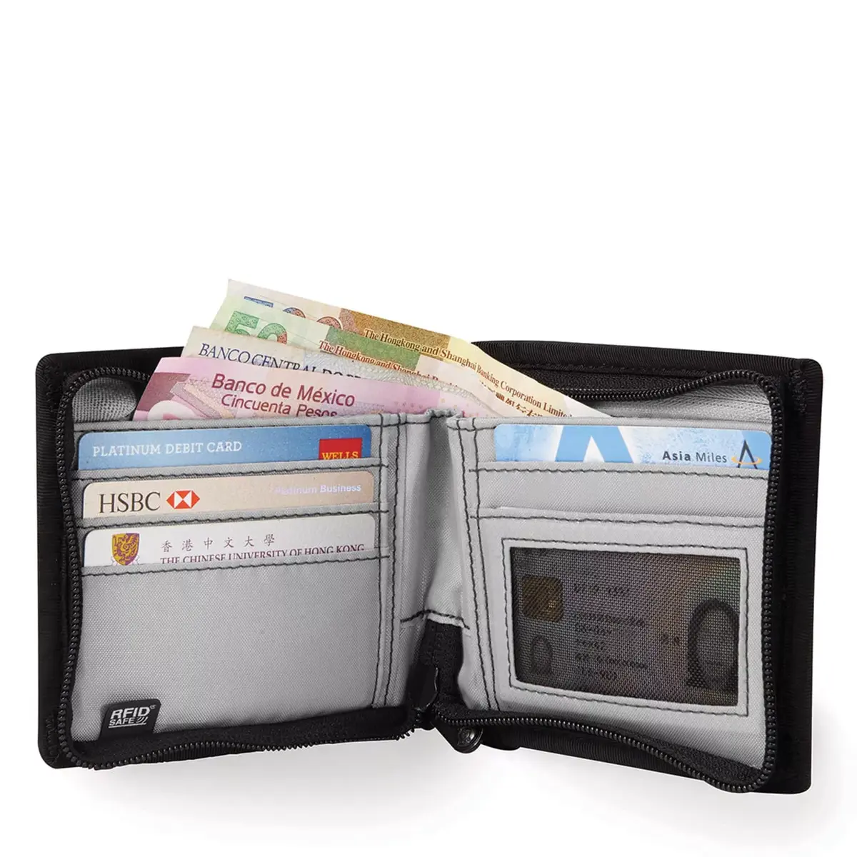 кошелек с двумя складками Pacsafe RFIDsafe Z100 Photo 2