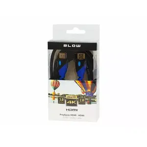 HDMI cable BLOW 92-638 (HDMI M–HDMI M, 3 m, black/blue)