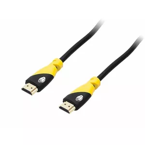 HDMI cable BLOW 92-654 (HDMI M – HDMI M, 1.5 m, black/yellow)
