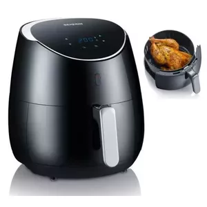 Karstā gaisa friteze Severin FR 2445 5 L 2000 W Melna Metāla Sudraba