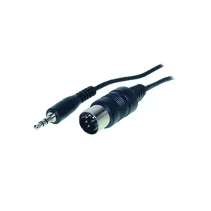 Аудиокабель Alcasa AS-35S5S 1.5м DIN (5-pin) 3.5мм Черный