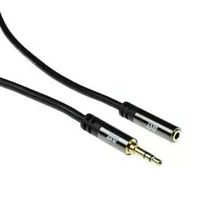 ACT AK6252 audio kabelis 3 m 3.5mm Melns