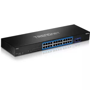 Коммутатор Trendnet TEG-30262 v1.0R Gigabit Ethernet 24 порта 1U черный