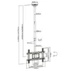 Ceiling mount MACLEAN MC-803 for 23–100" monitors Photo 15