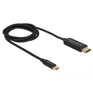 Адаптер видео кабеля DeLOCK 84904 USB Type-C на HDMI 1м Черный