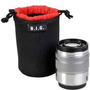 Pouch case B.I.G. PS7 Black Red Neoprene
