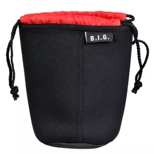 Pouch case B.I.G. PS10 Black Red Neoprene