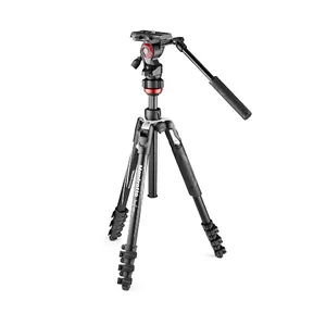Statīvs Manfrotto MVKBFRL-LIVE Digitālajām/filmu kamerām 3 kājas Melns Sudrabs