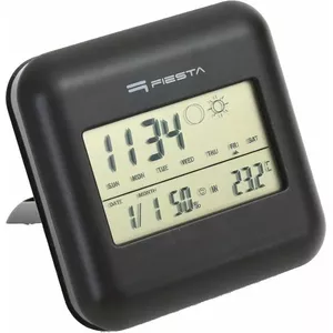 Fiesta FSTT03 digitālā laika apstākļu stacija, melna