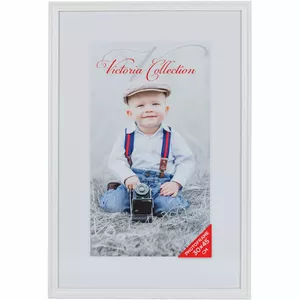 Photo frame Victoria Collection Memory 30x45 cm white — wall and tabletop display
