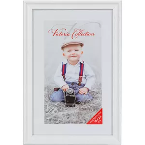 Photo frame Victoria Collection Memory 15x23 cm white — wall or tabletop display