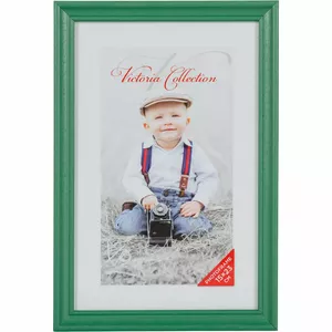 Foto rāmis Victoria Collection Memory 15×23 cm zaļš — uz galda un pie sienas