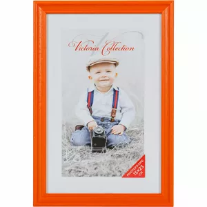 Photo frame Victoria Collection Memory 15x23 cm, orange — tabletop/wall-mount