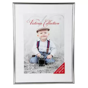 Photo frame Victoria Collection Victoria Future 30x40 cm silver — rectangular wall or tabletop frame