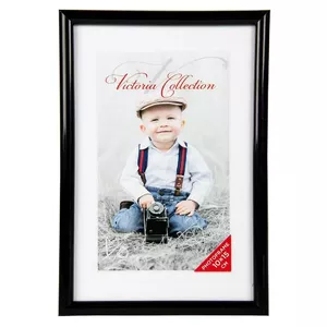 Photo frame Victoria Collection Victoria Future 10x15 cm black — portrait tabletop wall-mount