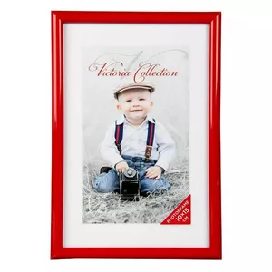 Рамка для фото Victoria Collection Photo frame Victoria Future 10x15 красная — для фото 10×15 см, красное покрытие