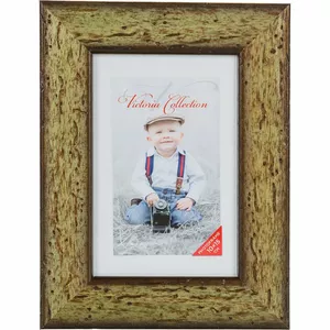 Photo frame Victoria Collection Malta 10x15 cm green – single-surface tabletop/wall frame