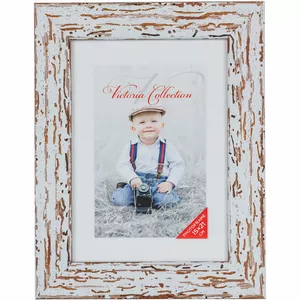 Фоторамка Victoria Collection Victoria Malta 15x21 белая – настольная и настенная рамка для фото 15×21 см