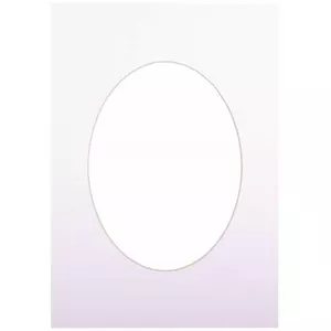 Photo Passepartout Victoria Collection 21×29.7 cm Ultra White Oval