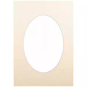Паспарту Victoria Collection 21 x 29,7 см бисквит овальное для фото и отпечатков