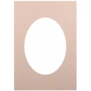 Passepartout 15x21, beige oval