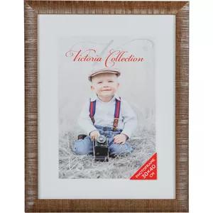 Photo frame Victoria Collection Sand 30x40 dark brown — Victoria Collection photo frame 30×40 cm
