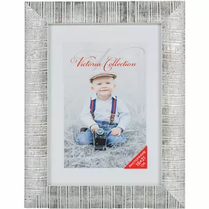Фоторамка Victoria Collection VI2456 для фото 15x21 см, серебристая