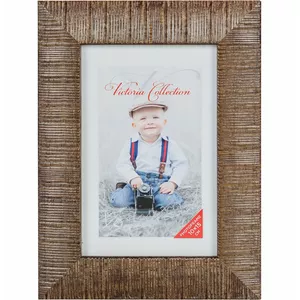 Photo frame Victoria Collection VI2452 for 10x15 cm photos, dark brown