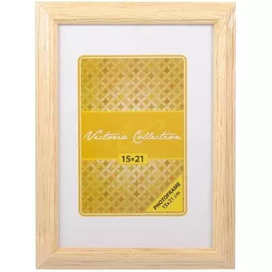 Photo frame Victoria Velvet 15x21 cm natural — victoria collection