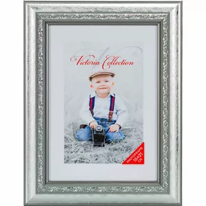 Photo frame Victoria Collection Seoul 15x21 cm silver — wall or tabletop frame for 15×21 photos