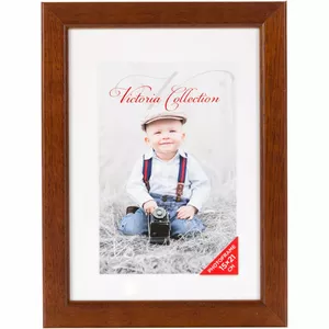 Photo frame Victoria Collection Victoria Natura 15x21 cm brown – tabletop/wall-mount wooden frame