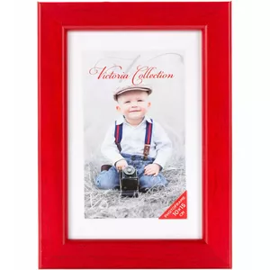 Photo frame Victoria Collection Victoria Natura 10x15 cm red — portrait/landscape tabletop wall-mounted