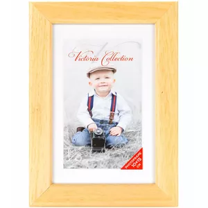 Photo frame Victoria Collection Victoria Natura 10x15 cm natural wood finish