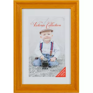 Photo frame Victoria Collection Memory 10×15 cm, yellow, single opening, tabletop/wall