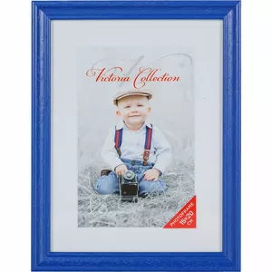 Photo frame Victoria Collection Memory 15x20 cm blue — wooden frame for 15×20 cm photos