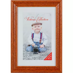 Photo frame Victoria Collection Memory 10x15 cm brown – tabletop/wall-mount